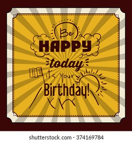 happy birthday design 