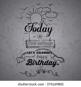 happy birthday design 