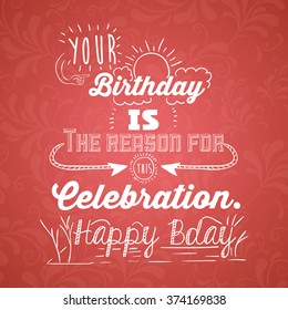 happy birthday design 