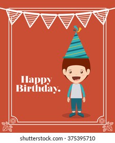 happy birthday design 