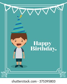 happy birthday design 