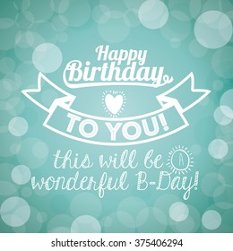 happy birthday design 