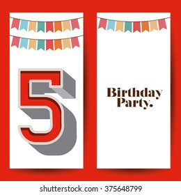 happy birthday design 