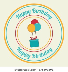 happy birthday design 