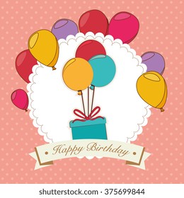 happy birthday design 
