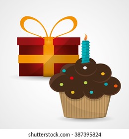 Happy birthday design 