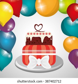 Happy birthday design 