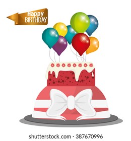 Happy birthday design 