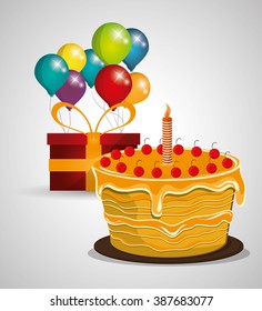 Happy birthday design 
