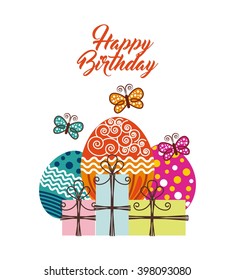 happy birthday  design 