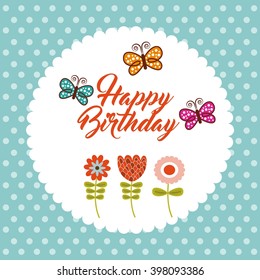 happy birthday  design 