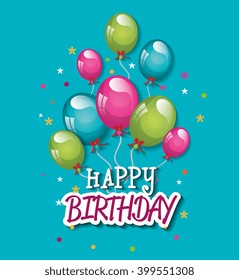 happy birthday design 
