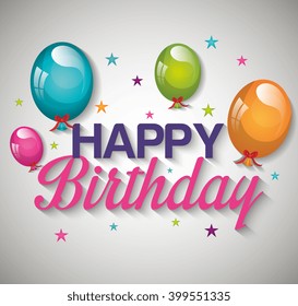 happy birthday design 