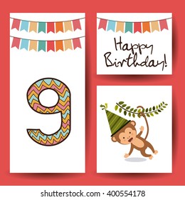 happy birthday design 