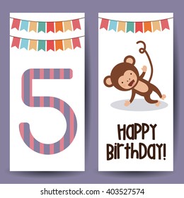 happy birthday design 
