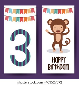 happy birthday design 