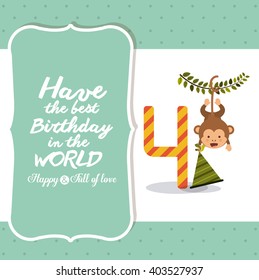 happy birthday design 