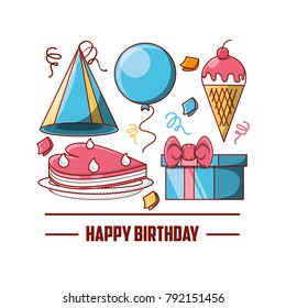 happy birthday design 