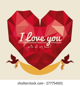 Happy Birthday design over white background, vector illustration