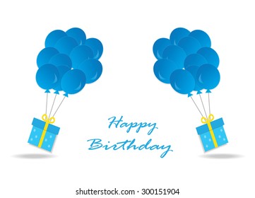 Happy birthday design over white background ,vector illustration