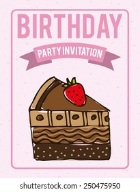 happy birthday design, vector illustration eps10 graphic 