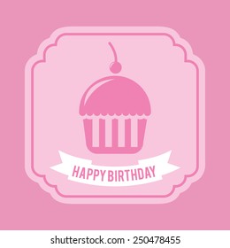 happy birthday design, vector illustration eps10 graphic 