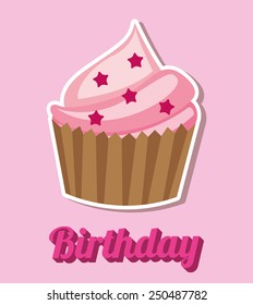 happy birthday design, vector illustration eps10 graphic 