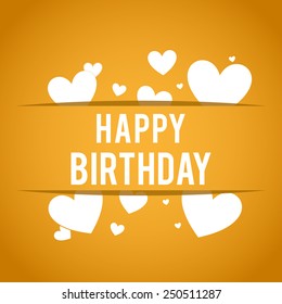 happy birthday design, vector illustration eps10 graphic 