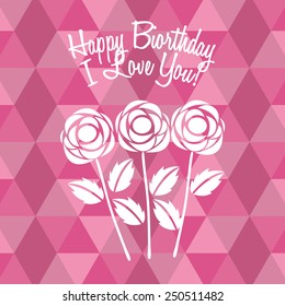 happy birthday design, vector illustration eps10 graphic 