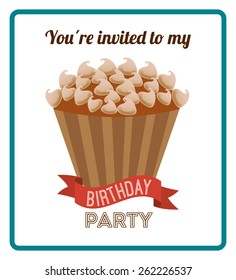 happy birthday design, vector illustration eps10 graphic 