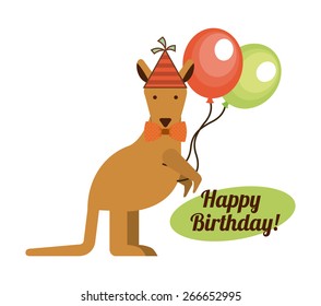 happy birthday design, vector illustration eps10 graphic 