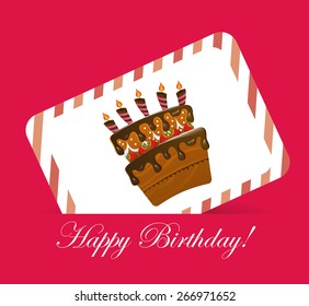 happy birthday design, vector illustration eps10 graphic 