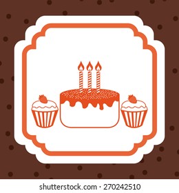 happy birthday design, vector illustration eps10 graphic 