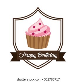 happy birthday design, vector illustration eps10 graphic 