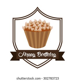 happy birthday design, vector illustration eps10 graphic 