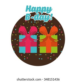 happy birthday design, vector illustration eps10 graphic 