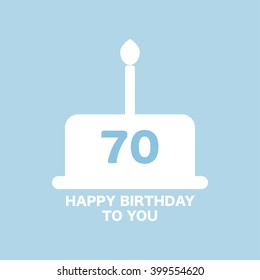 Happy birthday design. Vector illustration.