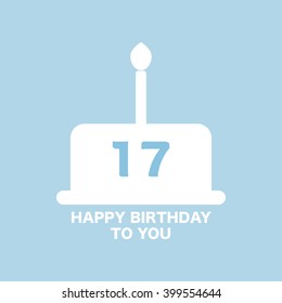 Happy birthday design. Vector illustration.