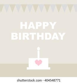 Happy birthday design. Vector illustration.
