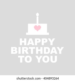 Happy birthday design. Vector illustration.
