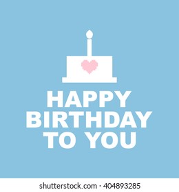 Happy birthday design. Vector illustration.
