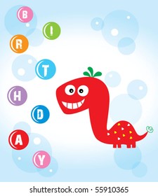 happy birthday dinosaur