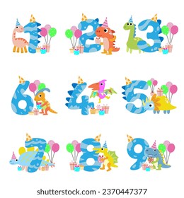 Happy Birthday dinosaur Clipart. party dino