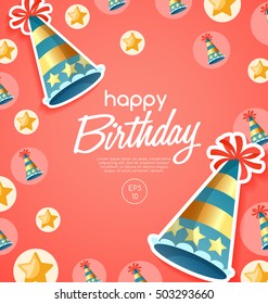 Happy Birthday Elements : Vector Illustration 