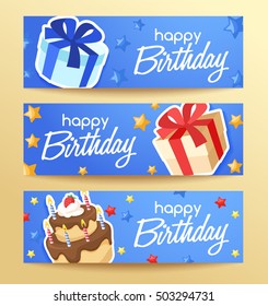 Happy Birthday Elements : Vector Illustration 