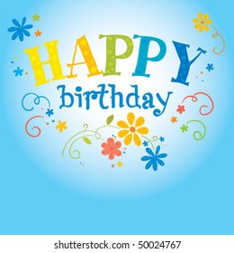 Happy Birthday Flower