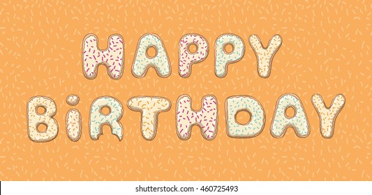 happy birthday! the font of donuts