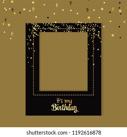 happy birthday framework party decoration