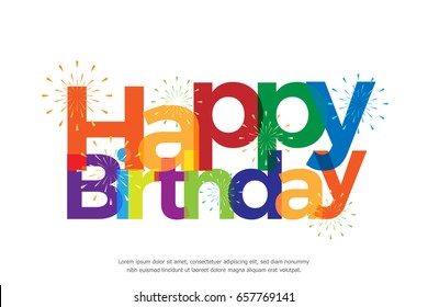 Happy birthday fireworks Images, Stock Photos & Vectors | Shutterstock