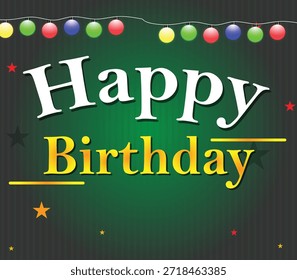 Happy Birthday Full Vector Design 